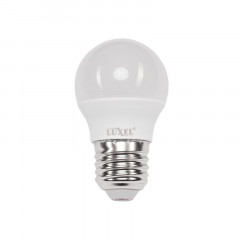 LUXEL Лампа LED 050-H 7Вт G45 E27 RU Будмен