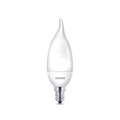 OSRAM Лампа светодиодная свеча на ветру 6W(5W)/840 E14 Будмен