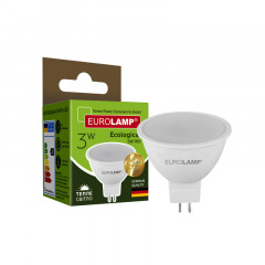 EUROLAMP Лампа LED (ЕКО серія) SMD MR16 3W GU5.3 3000K RU