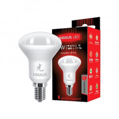 MAXUS Лампа світлодіодна R50 5W 4100K 220V E14 AP
