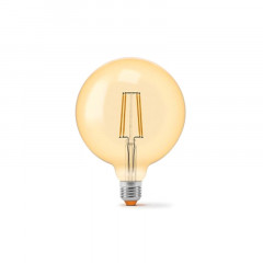 VIDEX Лампа LED Filament G125FAD 7W E27 2200K 220V бронза димерна Будмен