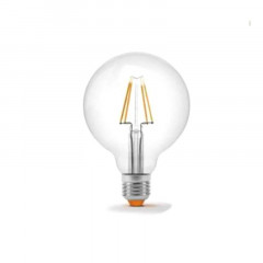 VIDEX Лампа LED Filament G95FD 7W E27 4100K 220V диммерная Будмен