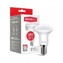 MAXUS Лампа светодиодная R39 3.5W 4100K 220V E14