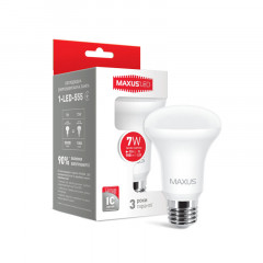 MAXUS Лампа светодиодная R63 7W 3000K 220V E27