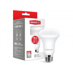 MAXUS Лампа світлодіодна R63 7W 4100K 220V E27