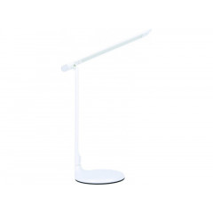 LUXEL Лампа настільна LED 10W білий+нічник 150х150х600mm (TL-01W)