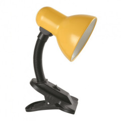 LUMANO Лампа-прищіпка настільна з кнопкою LU-LN-1111 жовта