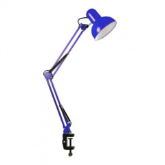 LUMANO Лампа настільна на струбцині 60W E27 LU-074-800 синя