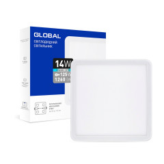 GLOBAL Світильник світлодіодний SP adjustable 14W 4100K (square)