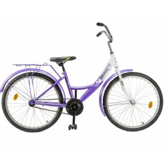 ХВЗ Велосипед підлітковий відкрита рама 24" 01-2 біло-лілов.