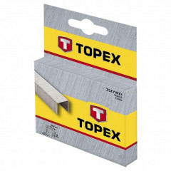TOPEX Скоби для степлера строительного 8мм 1000шт/уп тип J