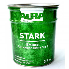 AURA STARK Емаль 3в1 Темно-сірий №18 0.7кг