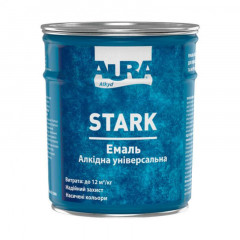 AURA STARK Емаль алкідна Білий глянсовий №12 0.9кг