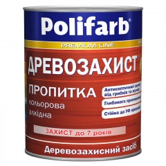 POLIFARB Древозахист пропитка горіх темний 0,7кг RU