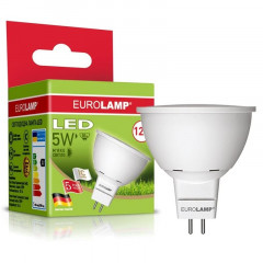 EUROLAMP LED Лампа ЕКО серія "D" SMD MR16 5W GU5.3 3000K RU
