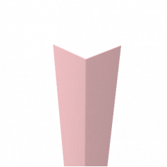 ОМИС Уголок декоративный пластик розовый 25х25х2750мм