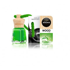 AROMA CAR Ароматизатор Wood Mini Mix Зелений чай у колбі RU