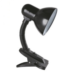 LUMANO Лампа-прищіпка настільна з кнопкою LU-LN-1111 чорна RU