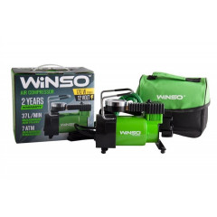 WINSO Компресор автомобільний 7 Атм 37 л/хв 170Вт кабель 3м шланг 1м пласт накладка