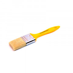 COLOR EXPERT Кисть для нанесения лаков флейцевая 30х12мм жовт. пласт. ручка Будмен