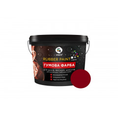 СПЕКТР Фарба фасадна гумова червоно-коричнева RAL 3009 LuxLine 12кг