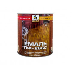 СПЕКТР Емаль ПФ-266С червоно-коричнева економ 0.9кг