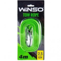 WINSO Трос стрічковий з металевими гачками 2.5т.4м.блістер