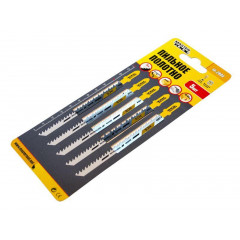 MASTER TOOL Полотно пильне для електролобзика для чистих пропилів T301CD 5шт