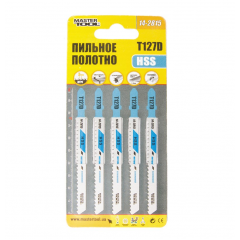 MASTER TOOL Полотно пильне для електролобзика для кольорового металу T127D 5шт