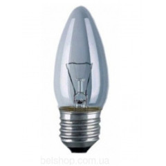 PHILIPS Лампа ЛОН 40 Stan 40W E27 230V B35 CL 1CT/10X10F (свічка)