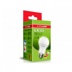 EUROLAMP Лампа LED A60 15W E27 3000K RU
