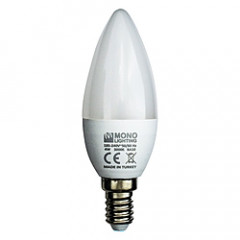 BORSAN Лампа светодиодная MONO Led Light 4Вт С35 Е14 220В 6500К