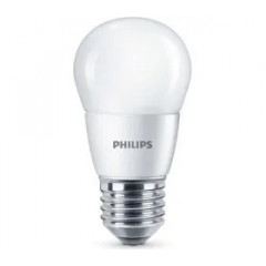 PHILIPS Лампа ESS LED Lustre 6.5-75W E27 827 P45NDFR RCA (люстровая) Будмен