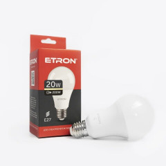 ETRON Лампа світлодіодна Light Power A70 20W 3000K E27