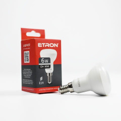 ETRON Лампа світлодіодна Light Power R50 6W 4200K 220V E14