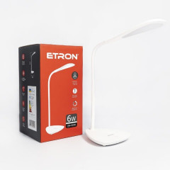 ETRON Лампа настольная светодиодная Desk Lamp drop 6W 4200K White