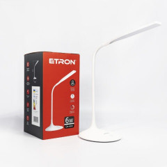 ETRON Лампа настільна світлодіодна Desk Lamp delta 6W 4200K White