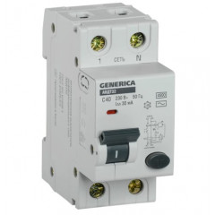 GENERICA Автоматичний вимикач диф. струму АВДТ 32 C40