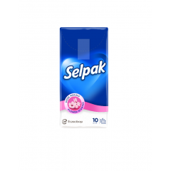 SELPAK Платочек карманный гигиенический с ароматом 10шт