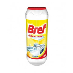 BREF Порошок д/чистки "еффект соды" Лимон 500г