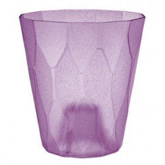 ROCKA Горшок для цветов 140мм прозрачный фиолетовый