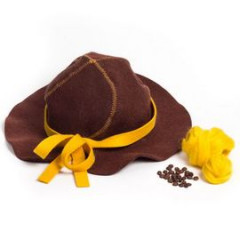 SAUNA PRO Шляпа для сауны Леди цветной войлок