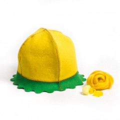 SAUNA PRO Шляпа для сауны Одуванчик цветной войлок