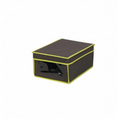 МД Коробка для зберігання речей з кришкою і PVC віконцем М 40х33х18см RU