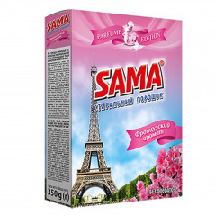 SAMA Порошок пральний 350г безфосф.універсальний французький аромат