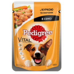 PEDIGREE Корм для собак курка/овочі 100г