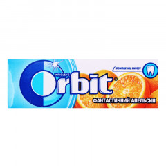 ORBIT Жевательная резинка Фантастический апельсин 14г Будмен