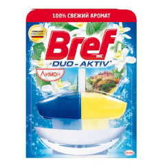 BREF Чистячий засіб для туалету Дуо-Актив Лимон з корзинкою