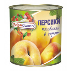 BULGARCONSERV Персики у сиропі (половинки) 850мл