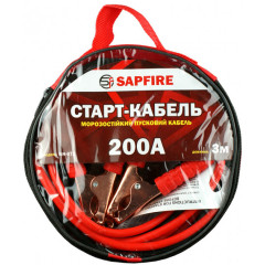 SAPFIRE Старт-кабель 200А 3м (-40С) у сумці ПВХ